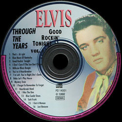 Through The Years Vol. 1 Picture Disc - Elvis Presley Various CDs
