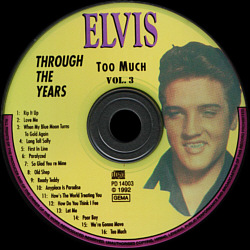 Through The Years Vol. 3 Picture Disc - Elvis Presley Various CDs