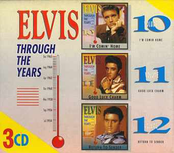 Through The Years 3 CD Volume 10/11/12 - Elvis Presley Various CDs
