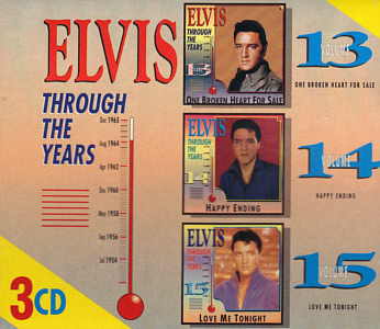 Through The Years 3 CD Volume 13/14/15 - Elvis Presley Various CDs