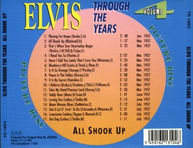 Through The Years Vol. 4 Picture Disc - Elvis Presley Various CDs