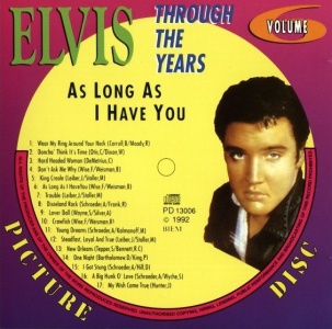 Through The Years Vol. 6 Picture Disc - Elvis Presley Various CDs