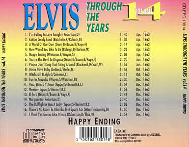 Through The Years Vol. 14 - Elvis Presley Various CDs