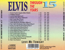 Elvis Presley Various CDs Through The Years Vol. 15 - Elvis Presley Various CDs