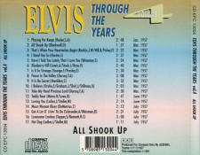 Through The Years Vol. 4  All Shook Up - Elvis Presley Various CDs