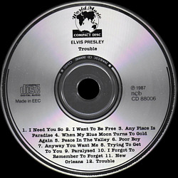 Elvis Presley Various CDs Trouble (World Music CD 88006) - Elvis Presley Various CDs