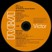 From Elvis At American Sound Studios - Elvis Presley CD Info FTD Label
