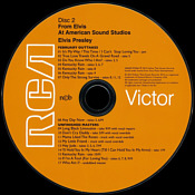 From Elvis At American Sound Studios - Elvis Presley CD Info FTD Label