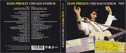 Chicago Stadium - Elvis Presley CD Info FTD Label