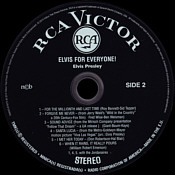 Elvis For Everyone - Elvis Presley CD FTD Label