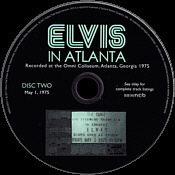 Elvis In Atlanta - Elvis Presley CD FTD Label