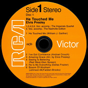 He Touched Me - Elvis Presley CD FTD Label