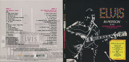 Elvis In Person At The International Hotel, Las Vegas - E?s Presley FTD CD