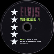 Murfreesboro '74 - Elvis Presley CD FTD Label
