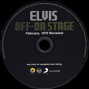 Off - On Stage February, 1970 Revisited - Elvis Presley CD FTD Label