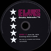 Omaha, Nebraska '74 - Elvis Presley CD FTD Label