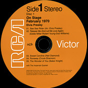 Elvis On Stage - February , 1970 - FTD CD