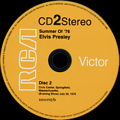 Summer Of '76 - Elvis Presley CD FTD Label