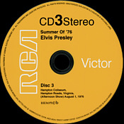 Summer Of '76 - Elvis Presley CD FTD Label