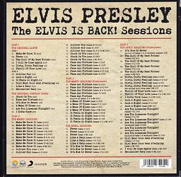 The Elvis Is Back! Sessions - Elvis Presley CD FTD Label