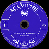 The Elvis Is Back! Sessions - Elvis Presley CD FTD Label