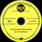 The His Hand In Mine Sessions - Elvis Presley CD FTD Label