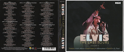Elvis The Last Tours Vol. 3- Elvis Presley CD FTD Label