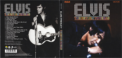 The Return To Vegas - Elvis Presley CD FTD Label