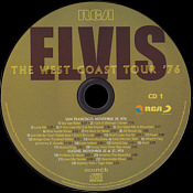 The West Coast Tour '76 - Elvis Presley CD FTD Label