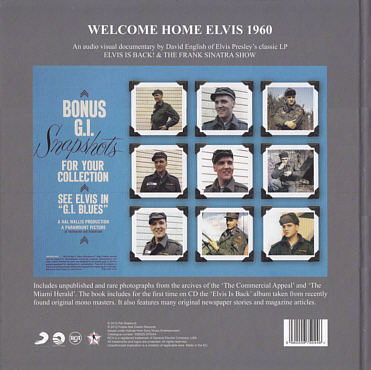 Welcome Home Elvis 1960 - Follow That Dream (FTD) Book - Elvis Prssley CD