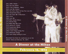 A Dinner At the Hilton -  Elvis Presley Bootleg CD