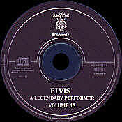 A Legendary Performer Vol. 15 - Elvis Presley Bootleg CD
