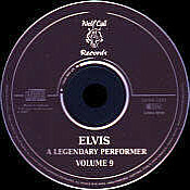 A Legendary Performer Volume 9 - Elvis Presley Bootleg CD