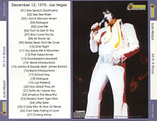 All In A Blaze - Elvis Presley Bootleg CD