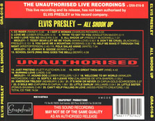 All Shook Up - Elvis Presley Bootleg CD