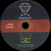 All Things A Possible (LP/CD) Diamond Anniversary Editions Resurrection - Elvis Presley Bootleg CD