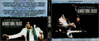 Almost Done, Folks - Elvis Presley Bootleg CD - Elvis Presley Bootleg CD