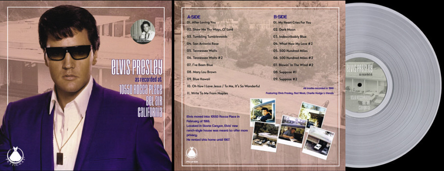 Elvis Presley As Recorded at 10550 Rocca Place, Bel Air California  (Petticoat LP/CD) - Elvis Presley Bootleg CD