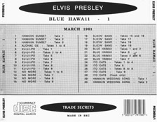 Blue Hawaii - The Complete Session Vol.1 - Elvis Presley Bootleg CD