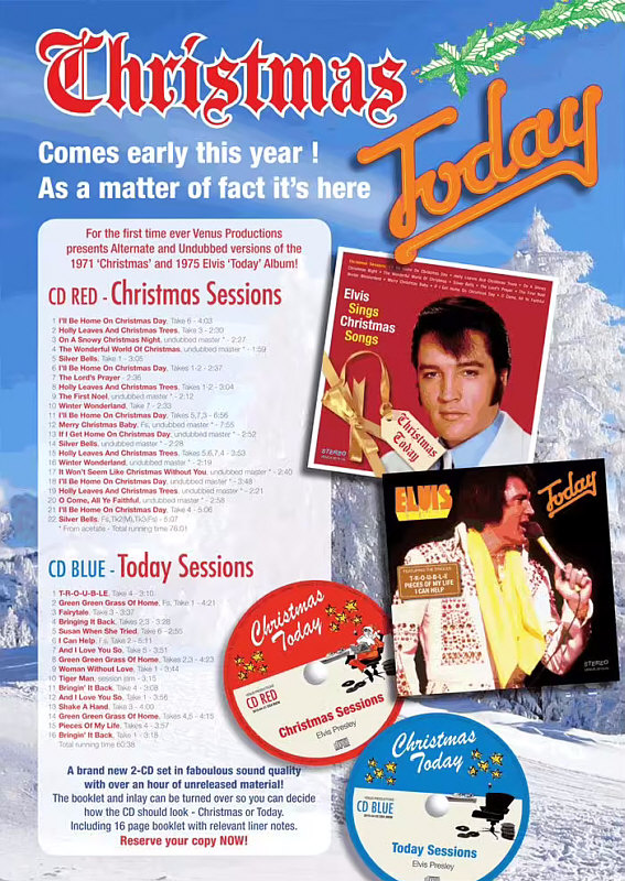Christmas Today - Elvis Presley Bootleg CD