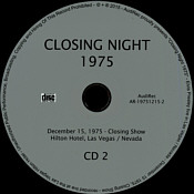 Closing Night 1975 - Elvis Presley Bootleg CD