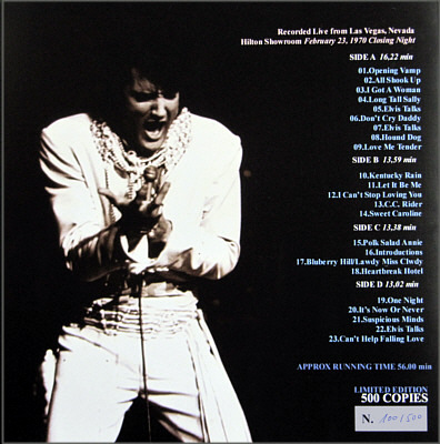 Closing Strong - Elvis Presley Bootleg CD