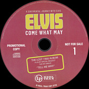 Come What May - The Lost 1966 Album - Elvis Presley Bootleg CD