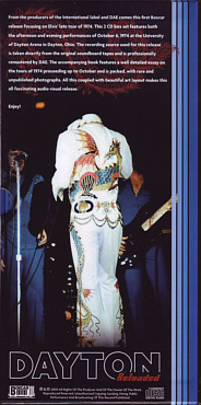 Dayton Reloaded - Elvis Presley Bootleg CD
