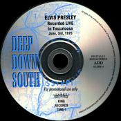 Deep Down South - Elvis Presley Bootleg CD