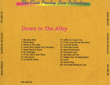 Down In The Alley - Elvis Presley Bootleg CD