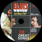 Elvis in The 70's - 28 Great Songs - Elvis Presley Bootleg CD