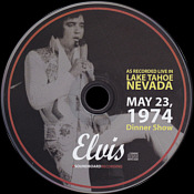 Elvis As Recorded Live In Lake Tahoe, Nevada - Elvis Presley Bootleg CD - Elvis Presley Bootleg CD