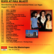 Elvis At Full Blast ! - Elvis Presley Bootleg CD