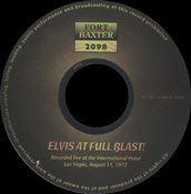 Elvis At Full Blast ! - Elvis Presley Bootleg CD